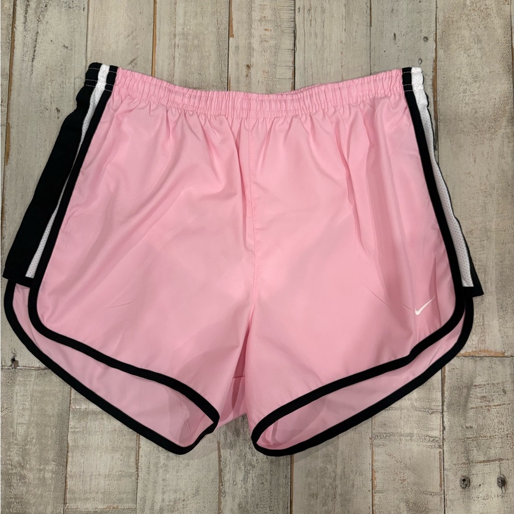 NIKE DRI FIT-Small Pink Athletic Running Shorts
